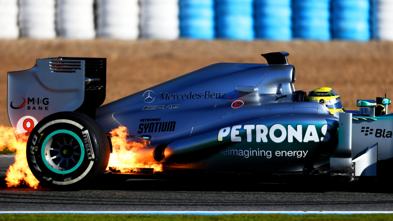 Illustration for article titled Ferrari’s Formula One Car Has Already Caught On Fire